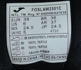 Zapatillas Padel Joma Negras y Amarillas
