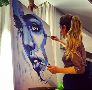 Cuadro Arte Moderno Mujer