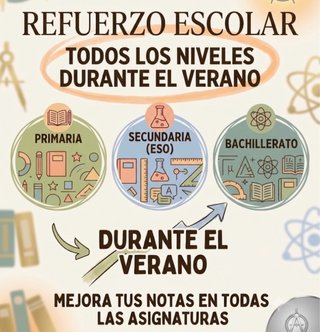 Clases particulares refuerzo verano