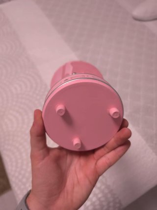 Carrusel musical infantil rosa