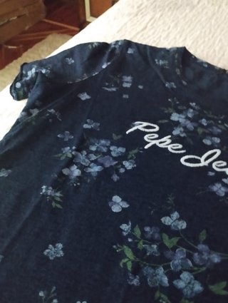 Camiseta Pepe Jeans floral azul