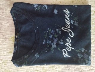 Camiseta Pepe Jeans floral azul