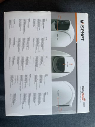 Vigilabebés Wisenet BabyView eco PT SEW-3049W