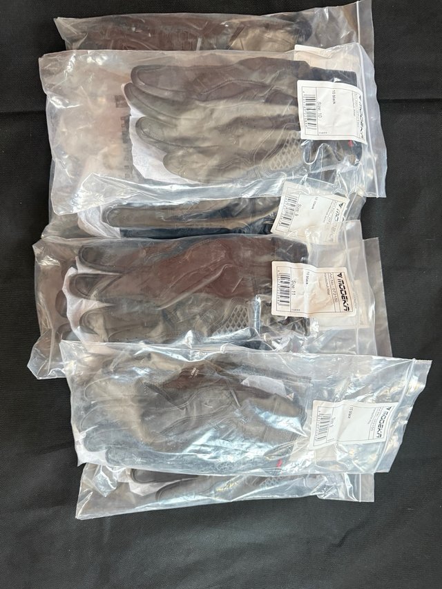 Guantes Motorista Modeka Negros