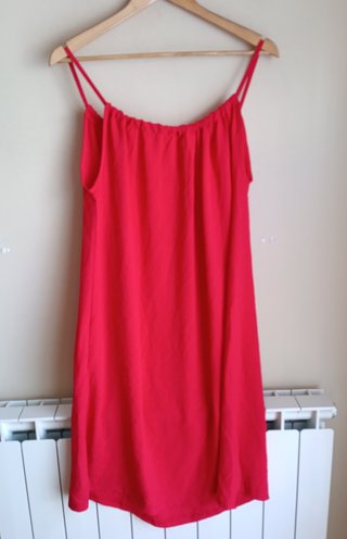 Vestido azul con pedrería