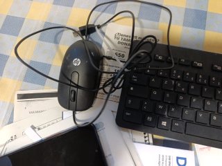 Teclado y Ratón HP Negro