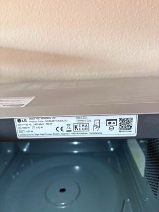Microondas LG Acero Inoxidable