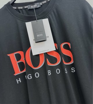 Camiseta BOSS Negra Hombre