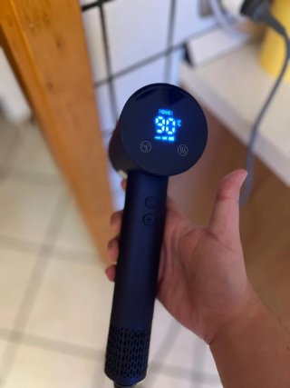 Asciugacapelli blu