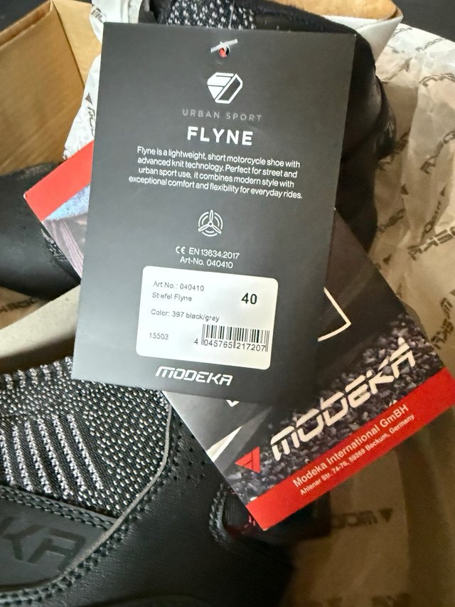 Botas Moto Modeka Flyne Talla 40