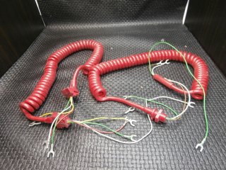 Cable Teléfono Rojo Espiral