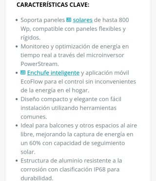 Inversor Ecoflow 800W