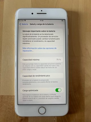 iPhone 8 Plus 64GB Plata / Blanco