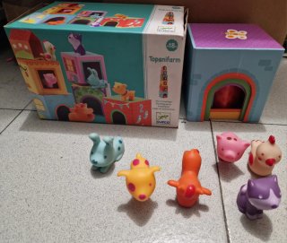 Juego bloques apilables Topanifarm Djeco