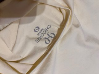 Camiseta básica amarilla cuello redondo XL