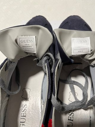 Zapatillas Guess Hombre Azul y Rojo