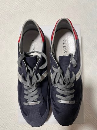 Zapatillas Guess Hombre Azul y Rojo