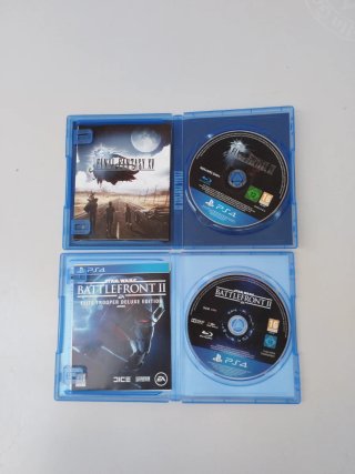 Final Fantasy XV y Star Wars Battlefront II PS4