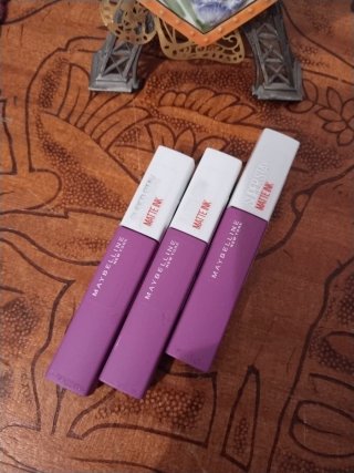 Lote 3 pintalabios Maybelline Super Stay Matte Ink