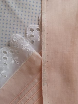 Juego Sábanas Bordadas Rosa Diana Viuda