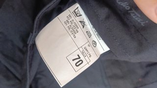 Pantalón de vestir azul hombre