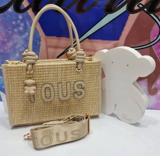 Bolso Tous Beige Rafia
