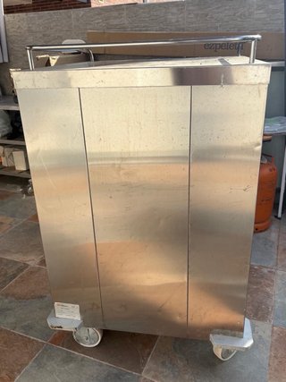 Carro Caliente Catering Acero Inoxidable