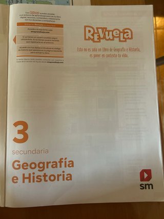 Geografía e Historia, 3 secundaria. Revuela