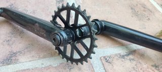 Bielas, pedales y cadena BMX