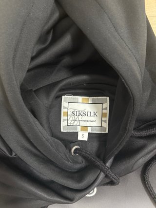 Sudadera SikSilk Negra y Blanca