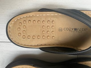 Sandalias COZY FLEX Hombre Talla 44 Cuero