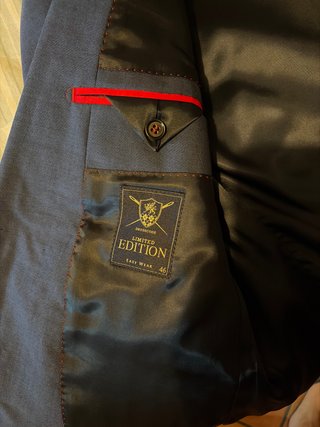 Traje Chaqueta Azul Talla 46