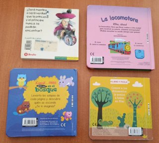 Lote 4 libros infantiles