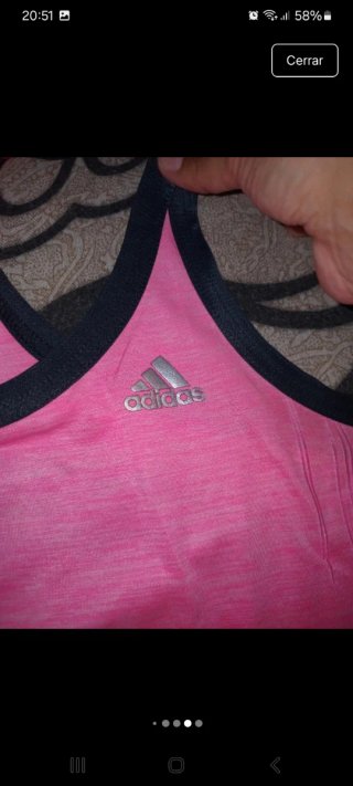 Camiseta Adidas Talla XS Rosa