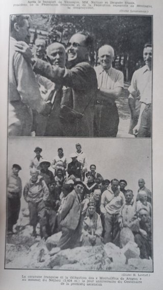 Libro del centenario de la ascensión al Aneto.1942