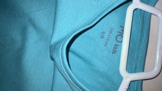 Vestido niña azul con volantes
