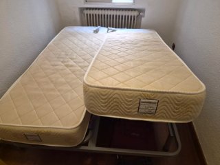 Cama eléctrica dos zonas de 180x70 c/u