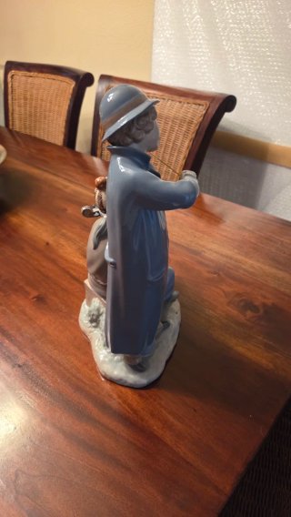 Figura Lladro Niños Músicos Violín y Chelo