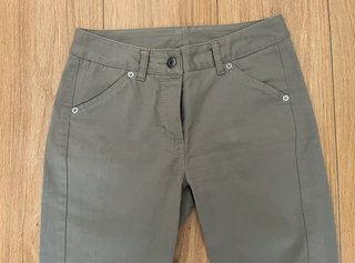 Pantalon vaquero recto verde Benetton
