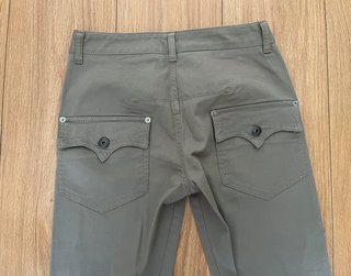 Pantalon vaquero recto verde Benetton