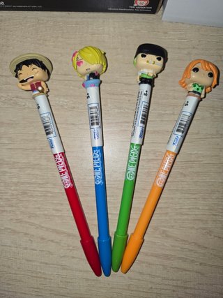 NOVITA' Lotto 4 Penne Funko One Piece Originali