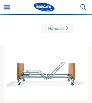 Cama articulada eléctrica Invacare ED + colchón