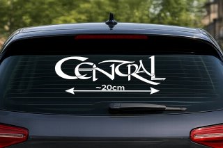 Pegatina Central Rock Coche Vinilo