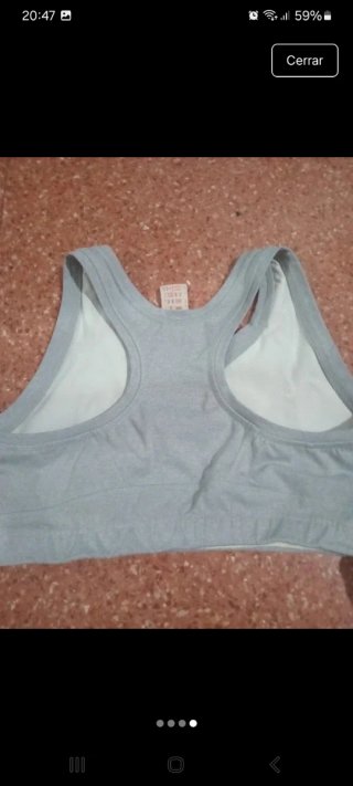 Top deportivo Adidas azul vintage
