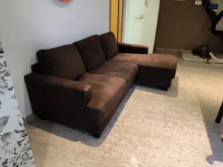 Sofá cheslong derecho  3 plazas  maisons du monde