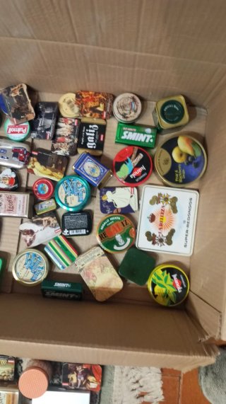 Colección Cajas Metálicas variadas Lote 125 aprox