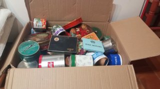 Colección Cajas Metálicas variadas Lote 125 aprox