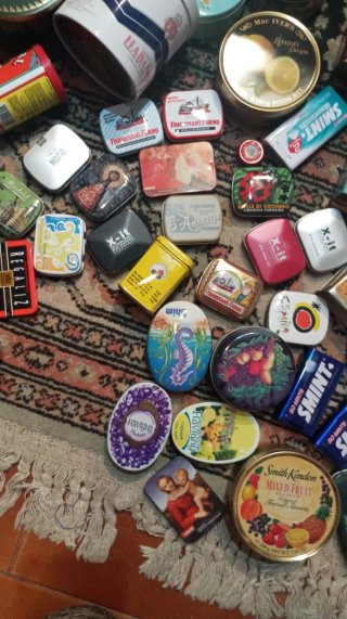 Colección Cajas Metálicas variadas Lote 125 aprox
