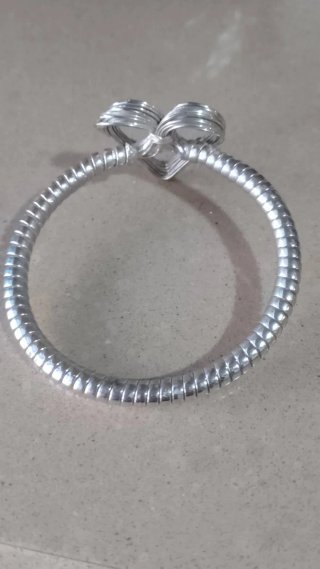 Pulsera de plata con corazón