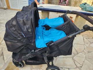 Carrito Gemelar Baby Monsters + 2 cucos